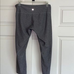 Grey Lululemon Crop Leggings